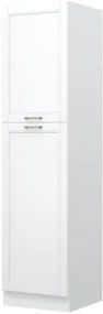 Επιδαπέδιο ντουλάπι ψηλό Tahoma K23-60-2KF-Λευκό - Λευκό ματ - 60.00Χ60.00Χ235.00cm