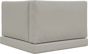 vidaXL Μαξιλάρι Καναπέ Εξωτερικού Χώρου 3 pcs Γκρι Πολυεστέρας