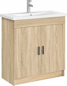 vidaXL Λεκάνη μπάνιου Χρωμέ 81 x 40 x 17,5 εκ. Μέταλλο