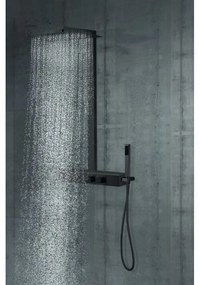 Sparke FOLICE-01 Στήλη Ντουζ Μαύρο Ανοξείδωτο Ατσάλι Βουρτσισμένο