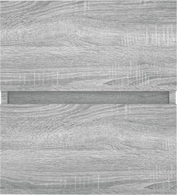 vidaXL Ντουλάπι Νιπτήρα Grey Sonoma 41 x 38,5 x 45 εκ. Επεξεργ. Ξύλο