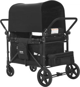 VEVOR Wagon Stroller for 4 Kids Push Pull Collapsible Stroller 330LBS Loading