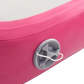 vidaXL Στρώμα Ενόργανης Φουσκωτό Ροζ 800 x 100 x 15 εκ. PVC με Τρόμπα