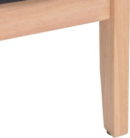 vidaXL Καναπές Τριθέσιος Μπλε Υφασμάτινος