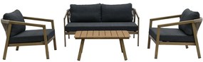 Liberta MADERA ΣΑΛΟΝΙ SET 1+2+1 ΦΥΣΙΚΟ ΓΚΡΙ  22-0291