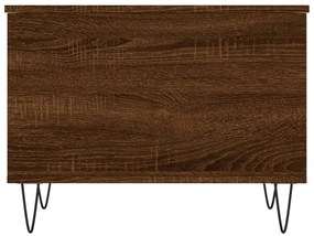 vidaXL Τραπεζάκι Σαλονιού Καφέ Δρυς 60x44,5x45 εκ. Επεξεργασμένο Ξύλο