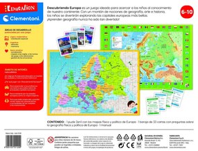 Παιχνίδι Επιστήμης Clementoni Descubre Europa