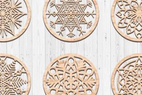 Σετ των 2 Intra απο ξύλο plywood 3mm-4mm πάχος - Σουβέρ Laser Cut Δίασταση 30x20 cm INTRAFABR-65995895