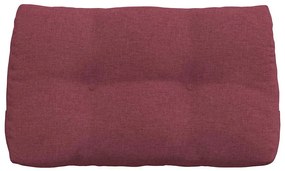 vidaXL Μαξιλάρι Πλάτης Κόκκινο 80 x 24 x 50 εκ ύφασμα