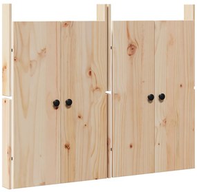 vidaXL Πόρτες Εξωτερικής Κουζίνας 2 τμχ 50x9x82 εκ. Μασίφ Ξύλο Πεύκου