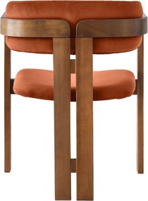 Καρέκλα Καρυδιά / Κεραμιδί CO 58x49x76