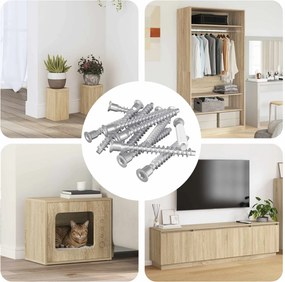 vidaXL Βίδες Επιβεβαίωσης 2100 pcs Ασημί Μέταλλο