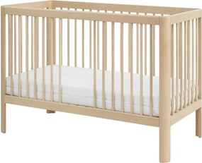 Βρεφικό Κρεβάτι Puri-60x120-Φυσικό