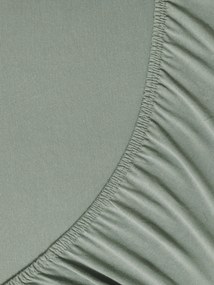 Σεντόνι Jersey Ημίδιπλο με Λάστιχο Για Στρώμα 120x200+40 - Tender Rock Green 5206482140578