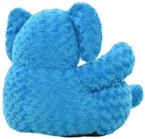 vidaXL Ελέφαντας Λούτρινος Μαλακός Μπλε
