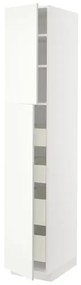 METOD/MAXIMERA ψηλό ντουλάπι με 2 πόρτες/4 συρτάρια, 40x60x220 cm 795.070.44