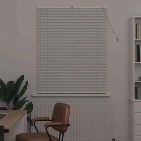 vidaXL Ρολό Παραθύρου με κουρτίνες Άλλο Λευκό 105 x 130 cm Αλουμίνιο