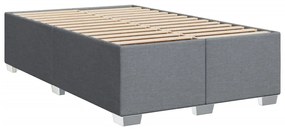 ΚΡΕΒΑΤΙ BOXSPRING ΜΕ ΣΤΡΩΜΑ ΑΝΟΙΧΤΟ ΓΚΡΙ 120X200 ΕΚ. ΥΦΑΣΜΑΤΙΝΟ 3285855