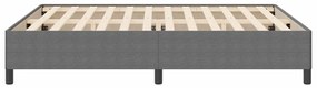 vidaXL Σκελετός Κρεβατιού Ανοιχτό γκρι 180 x 200 cm Βελούδο