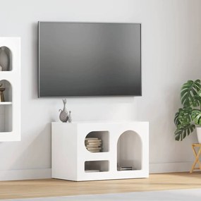 vidaXL Ντουλάπι TV Υψηλής γυαλάδας λευκό 60 x 35 x 40 εκ.