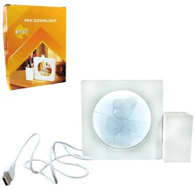 Φωτιστικό γραφείου μολυβοθήκη με USB BT-01 - Acrylic pen downlight