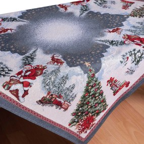 Χριστουγεννιάτικο Τραπεζομάντηλο (140x140) Silk Fashion Laponia