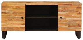 vidaXL Ντουλάπι TV Καφέ 105 x 33,5 x 46 εκ. Στερεό ξύλο μάνγκο