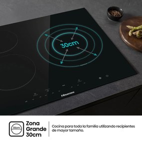 Επαγωγική Πλάκα Hisense E6332BSCE 5700 W 59 cm