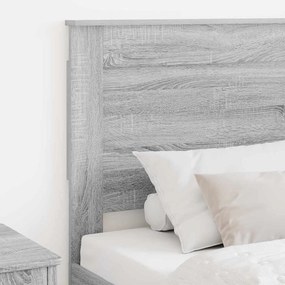 vidaXL Κεφαλάρι με κεφαλάρι Γκρίζο Σονομα 75 cm Επεξεργασμένο ξύλο