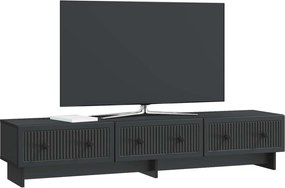 vidaXL Ντουλάπι TV Μαύρο 147 x 34,5 x 30 εκ Επεξεργασμένο Ξύλο