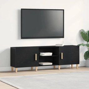 vidaXL Βάση τηλεόρασης - Μαύρη Δρυς, 150x30x50 εκ, Κατασκευασμένο από Επεξεργασμένο Ξύλο