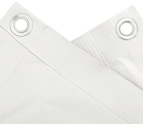 vidaXL Περίφραξη Μπαλκονιού Προστατευτική Λευκό 800x75 εκ. από PVC