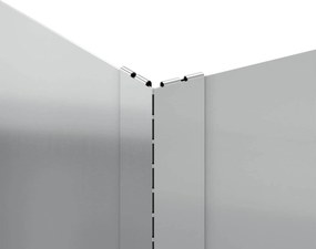 vidaXL Περίγραμμα γκαζόν 100 x 60 x 35 cm Ατσάλι Ασημί