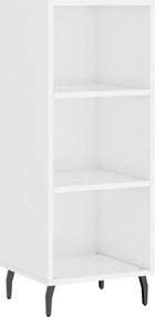 vidaXL Ντουλάπι Γυαλιστερό Λευκό 34,5 x 32,5 x 90 εκ. Επεξεργ. Ξύλο