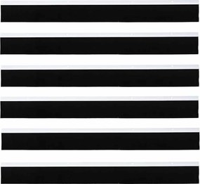 vidaXL Σφραγίδες πόρτας με βούρτσες που προσαρτώνται 6 pcs Λευκό