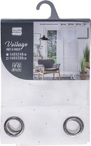 Κουρτίνα Goutteline Douceur d'intérieur - 140x280cm - Λευκό