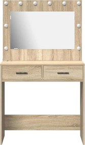 vidaXL Τραπέζι περιποίησης Δρύς Sonoma 78,5 x 41 x 135 εκ