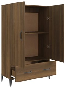 vidaXL Ντουλάπα Καφέ Δρυς 70 x 31 x 115 εκ. από Επεξεργασμένο Ξύλο