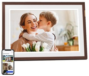 Arzopa Smart Photo Frame D10 10.1" (dark brown)