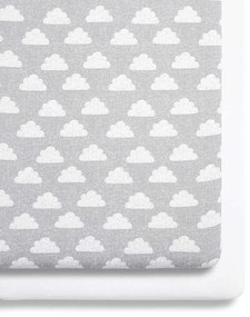 SNUZ Σετ σεντόνια για λίκνο 2τμχ 44x80cm Cloud