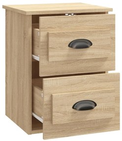 vidaXL Κομοδίνο Επιτοίχιο Sonoma Δρυς 41,5x36x53 εκ.