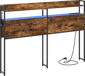 vidaXL Κεφαλάρι Αποθήκης με αποθήκευση Καπνιστή δρυς