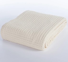 Κουβέρτα Πικέ Ημίδιπλη (180x240) Nef-Nef Homeware New Golf Ecru