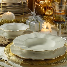 Dinner Set (24 Pieces) MLN24Y2694R520 Cream
Gold
