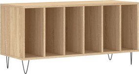 vidaXL Έπιπλο Δίσκων Sonoma Δρυς 100x38x48 εκ. από Επεξεργασμένο Ξύλο