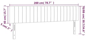 ΚΕΦΑΛΑΡΙΑ ΚΡΕΒΑΤΙΟΥ 2 ΤΕΜ. ΑΝ. ΓΚΡΙ 100X5X78/88 ΕΚ. ΒΕΛΟΥΔΟ 351245