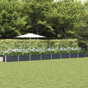 vidaXL Γλάστρα Ανθρακί 480 x 50 x 45 εκ Επικαλυμμένος Χάλυβας