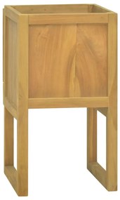 Έπιπλο Μπάνιου 41 x 40 x 75 εκ. από Μασίφ Ξύλο Teak - Καφέ