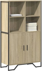 vidaXL Ντουλάπι Sonoma Δρυς 79,5x35,5x137,5 εκ. Επεξεργασμένο Ξύλο