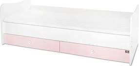 BED MINI MAX NEW 190/72 COLOUR WHITE/ORCHID PINK